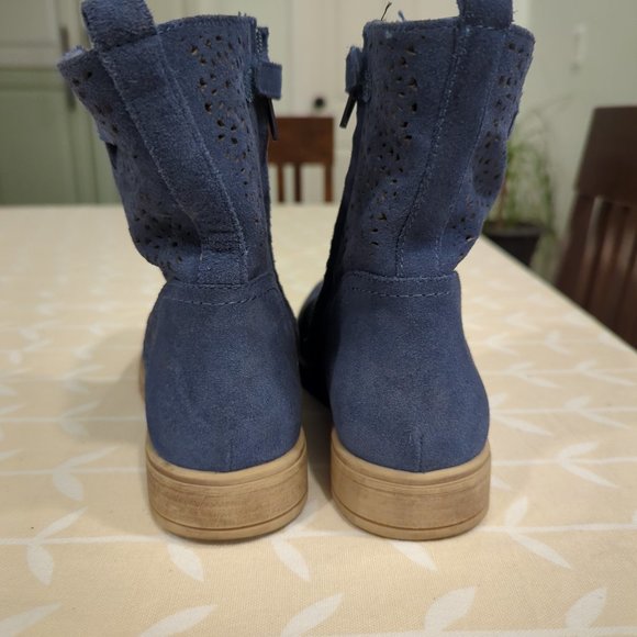 Geox blue suede Chelsea boots size 37 - Picture 5 of 6